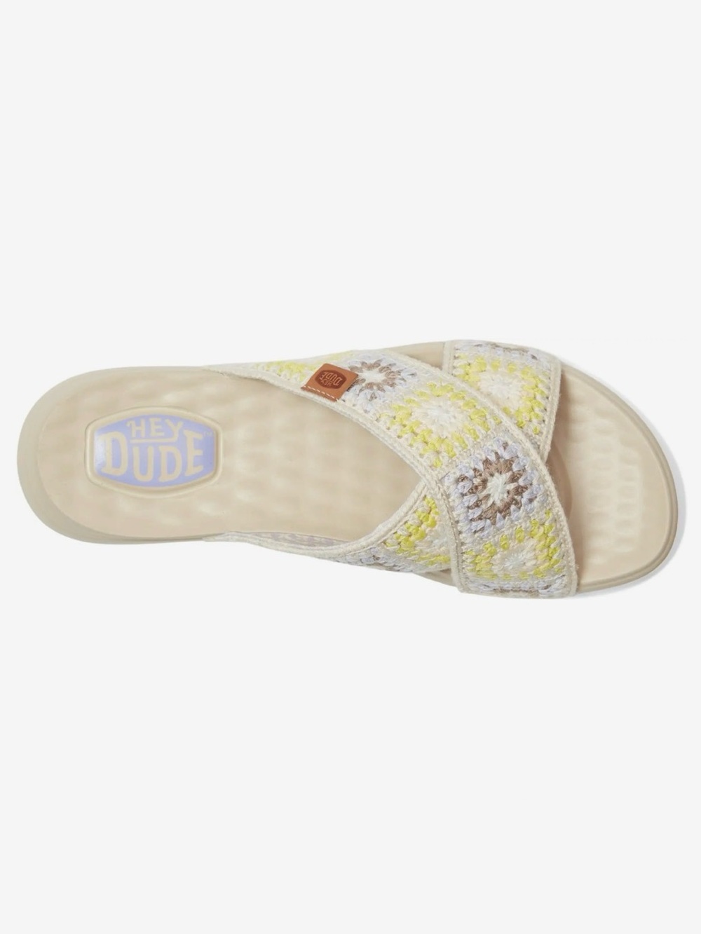 Hey Dude Christi Slide
Cottage Crochet Sandals Lavender Tan & Yellow Size 7 NWT - Picture 2 of 12